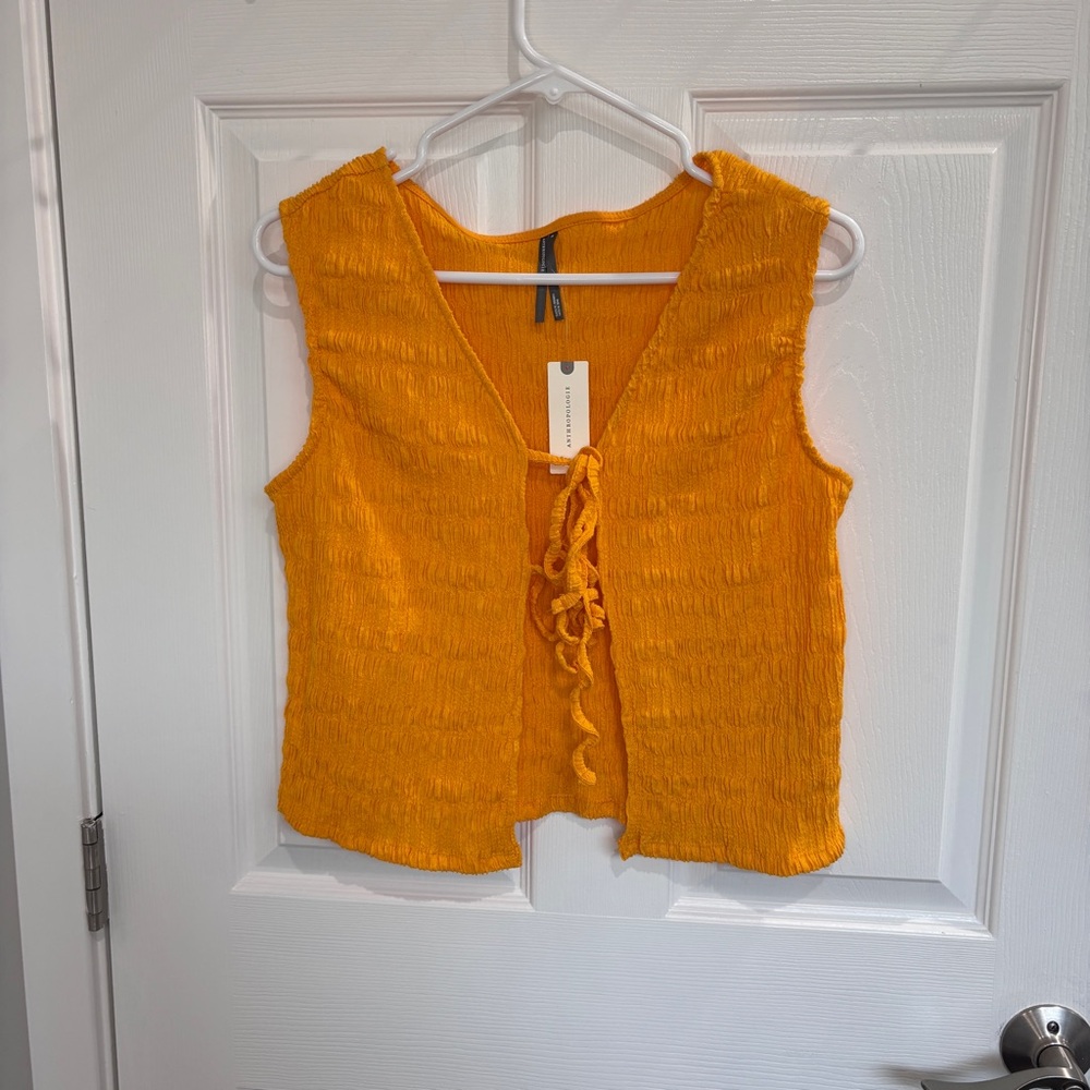 By Anthropologie Front-Tie Tank Top - Picture 4 of 7
